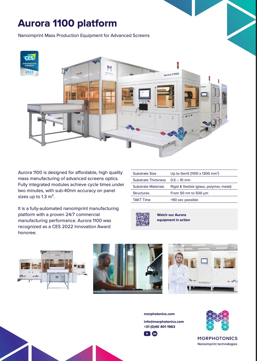 Aurora 1100 Platform Brochure
