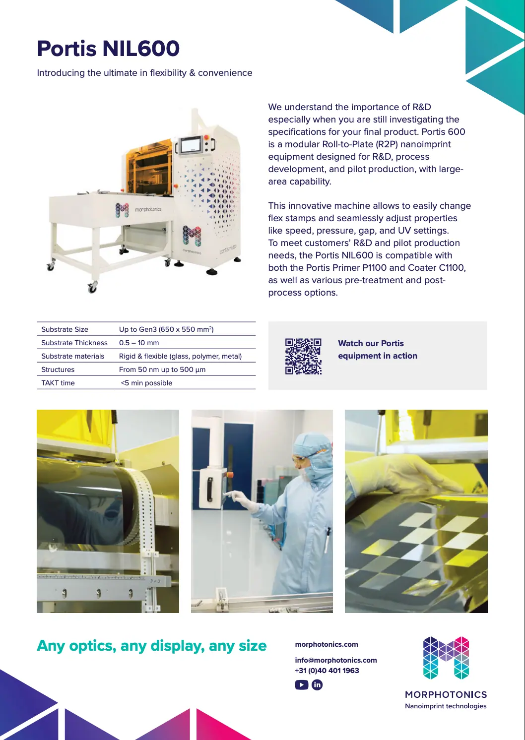 Portis NIL600 Brochure