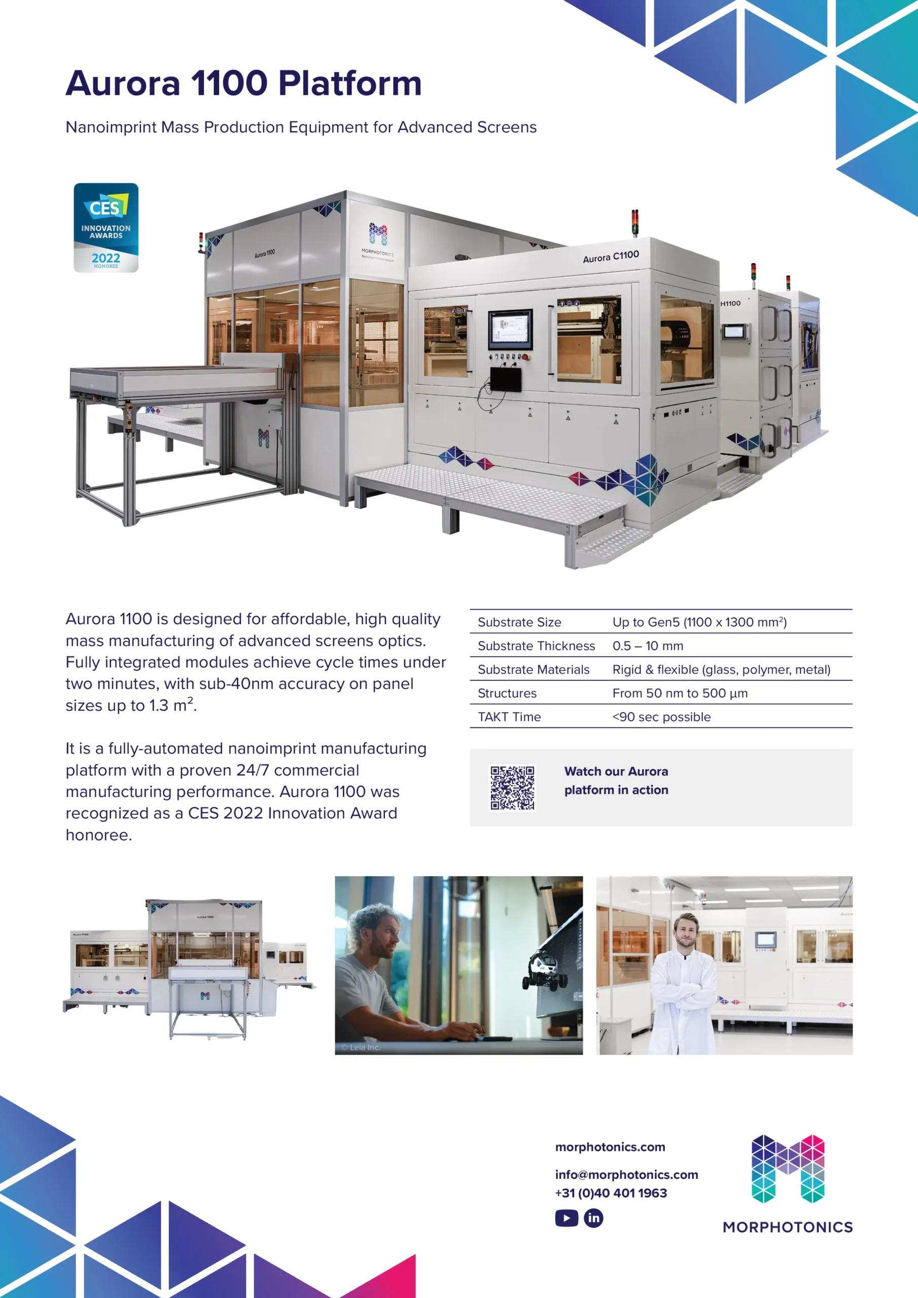 Aurora 1100 Platform Brochure